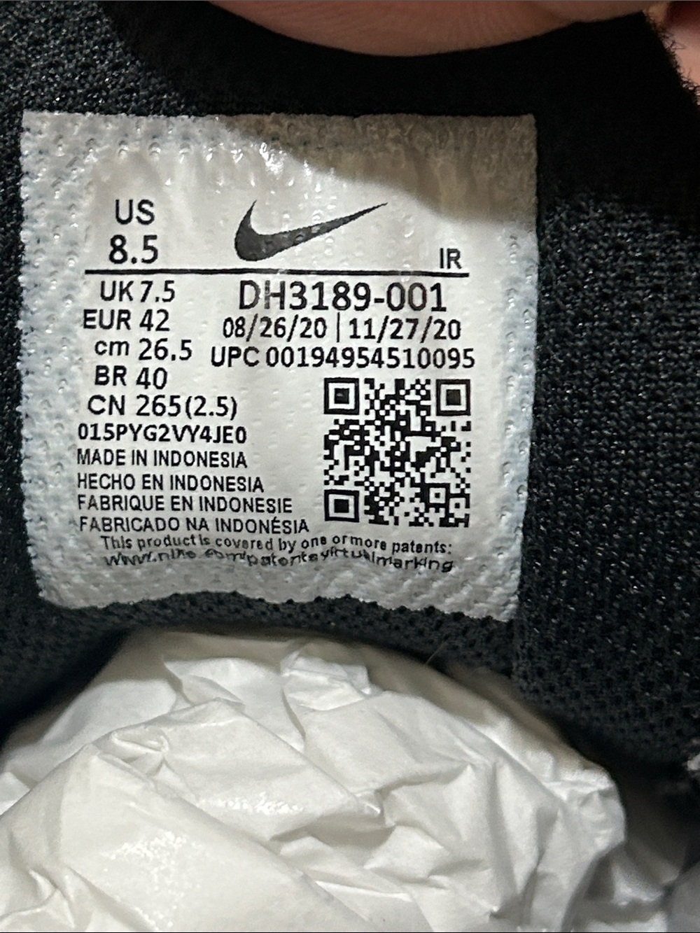 Size 8.5 Nike Air Max Plus Kaomoji DH3189-001 - Picture 5 of 6